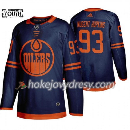 Dětské Hokejový Dres Edmonton Oilers Ryan Nugent-Hopkins 93 Adidas 2019-2020 Modrý Authentic